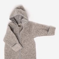 Baby Overall von Lilano aus Wollfilz in hellgrau 2