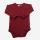 Baby Wickelbody von Joha aus Merinowolle in bordeaux melange