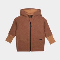 Jacke mit Kapuze von Pure Pure aus Wollwalk in karamell 2