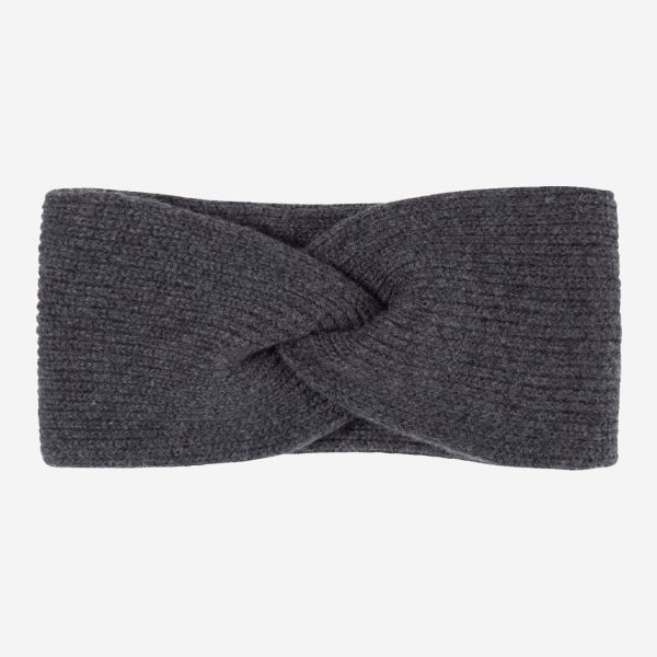 Damen und Kinder Stirnband von Pure Pure aus Merino- & Kaschmirwolle in anthrazit