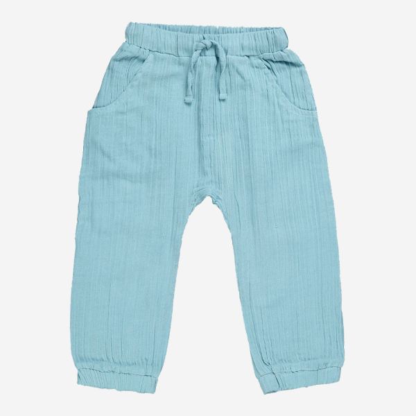 Kinder Hose LOKI von Sense Organics aus Bio-Baumwolle in dusty blue