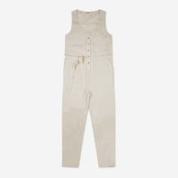 Damen Overall von Matona aus Leinen in milk