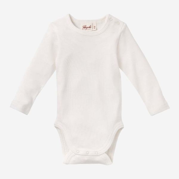 Baby Body von People Wear Organic aus Wolle/Seide in natur