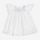 Baby Kurzarm-Kleid von People Wear Organic aus Bio-Baumwolle in weiß