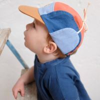Baby Cap Wolly von New Kids in the House aus Bio-Baumwolle in washed-out multi (orange) 5