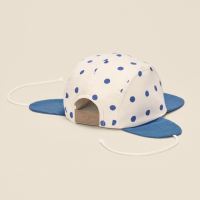 Baby Cap Wolly von New Kids in the House aus Bio-Baumwolle in polka blue 4