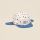 Cap Wolly von New Kids in the House aus Bio-Baumwolle in polka blue