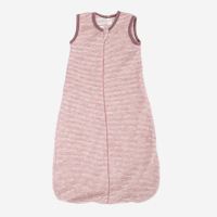 Schlafsack ohne Arm Wollfrottee Plüsch Ringel