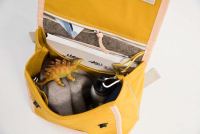 Schultasche von Hänska aus Bio-Baumwolle in bright mustard