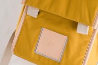 Schultasche von Hänska aus Bio-Baumwolle in bright mustard