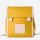 Schultasche von Hänska aus Bio-Baumwolle in bright mustard