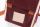 Schultasche Aubergine von Hänska aus Bio-Baumwolle detail