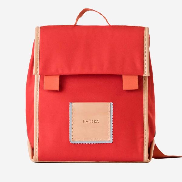 Schultasche von Hänska aus Bio-Baumwolle Cherry Tomato