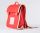 Schultasche von Hänska aus Bio-Baumwolle Cherry Tomato seite