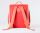 Schultasche von Hänska aus Bio-Baumwolle Cherry Tomato hinten