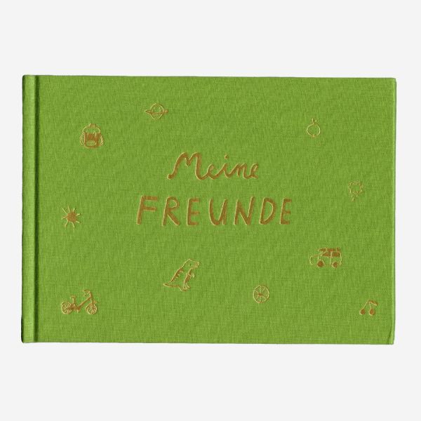 Buch Meine Freunde von Gretas Schwester in grün