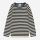 Kinder Rib Pullover von FUB aus Merinowolle in ecry/dark navy