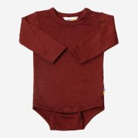 Baby Body von Joha aus Merinowolle in bordeaux