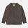 Kinder Strickjacke mit V-Ausschnitt von FUB aus Wolle in pecan melange