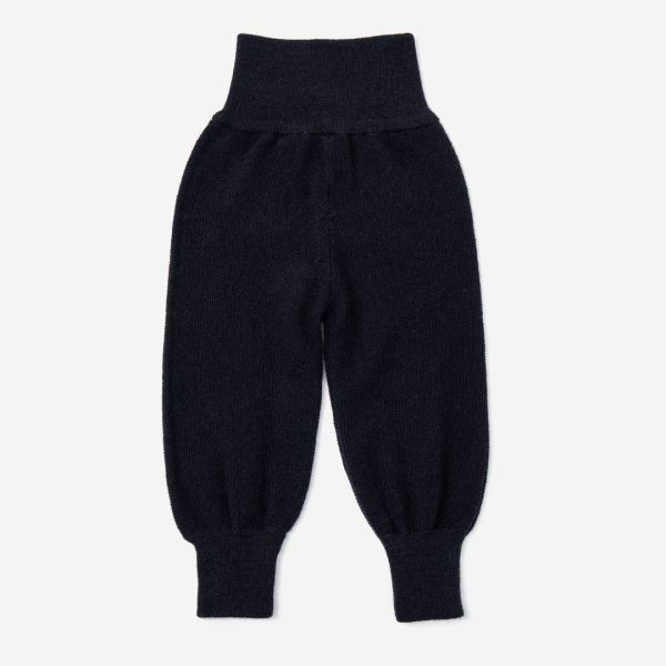 Baby Feinstrick Hose von Halfen aus Kaschmir-Wolle und Merinowolle in marine