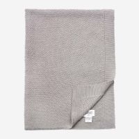 Babydecke Perlstrick Wolle