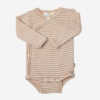 Baby Erstlings-Wickelbody von Joha aus Wolle/Seide in...