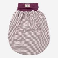 Strampelsack mit Bund Wolle/Seide Ringel