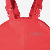 Kinder Regen Latzhose von BMS in rot 2