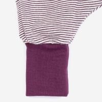 Ärmelfreier Schlafsack mit Fuß von Lilano aus Wolle/Seide in Ringel beere 3