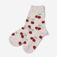 Kinder Socken Baumwolle Kirschen