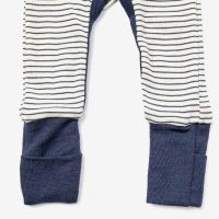 Baby Overall Wolle/Seide Streifen