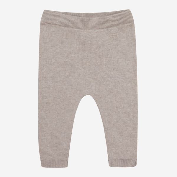 Babyhose Doppelstrick von Puri Organic aus Bio-Baumwolle und Seide in tan