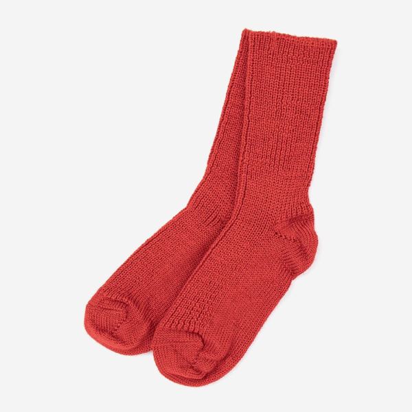 Kinder Wollsocken von Hirsch rot