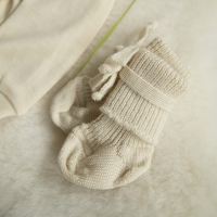 Neugeborenen Socke natur