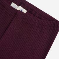 Kinder Ripp Leggings von Leela Cotton aus Bio-Baumwolle in aubergine 2