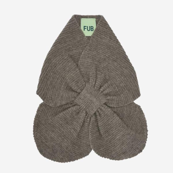 Kinder Schal von FUB aus Wolle in beige melange