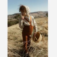 Wooly Leggings mit Hosenträgern von Silly Silas aus Wolle und Bio-Baumwolle in cappuccino 6