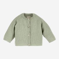 Baby Feinstrick Cardigan von Halfen aus Kaschmir-Wolle und Merinowolle in sage