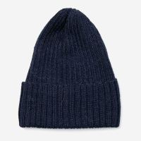 Kinder Beanie Mütze Ricky von My Alpaca aus Alpakawolle in navy