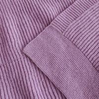 Familiendecke Gaston von Hvid aus Merinowolle in lavender 3