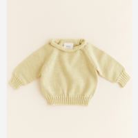 Baby Pullover Georgette von Hvid aus Merinowolle in light yellow
