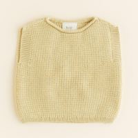 Baby Pullunder Harvey von Hvid aus Merinowolle in light yellow