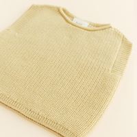 Baby Pullunder Harvey von Hvid aus Merinowolle in light yellow 3