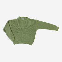 Damen Sweater Pissenlit von Poudre Organic aus Bio-Baumwolle in jaune pastell 3
