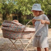 Kurze Hose ACE von Konges Sløjd aus Bio Baumwolle in stripe blue, Beispiel 1