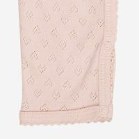 Baby Strampelanzug Pointelle Copenhagen Colors Bio-Baumwolle dusty rose Stoff