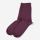 groedo socken damen bio-baumwolle brombeer
