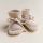 Babyschühchen BOOTIES Hvid aus Merinowolle cream