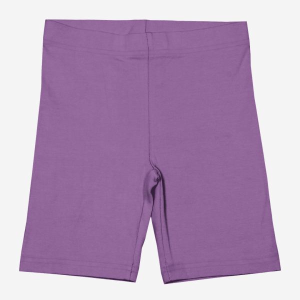 Kinder Radler Leggings von Maxomorra aus Bio-Baumwolle in lila
