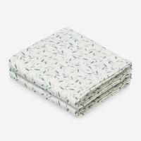 Musselin Tuch im 2er Pack von Cam Cam aus Bio-Baumwolle in green leaves